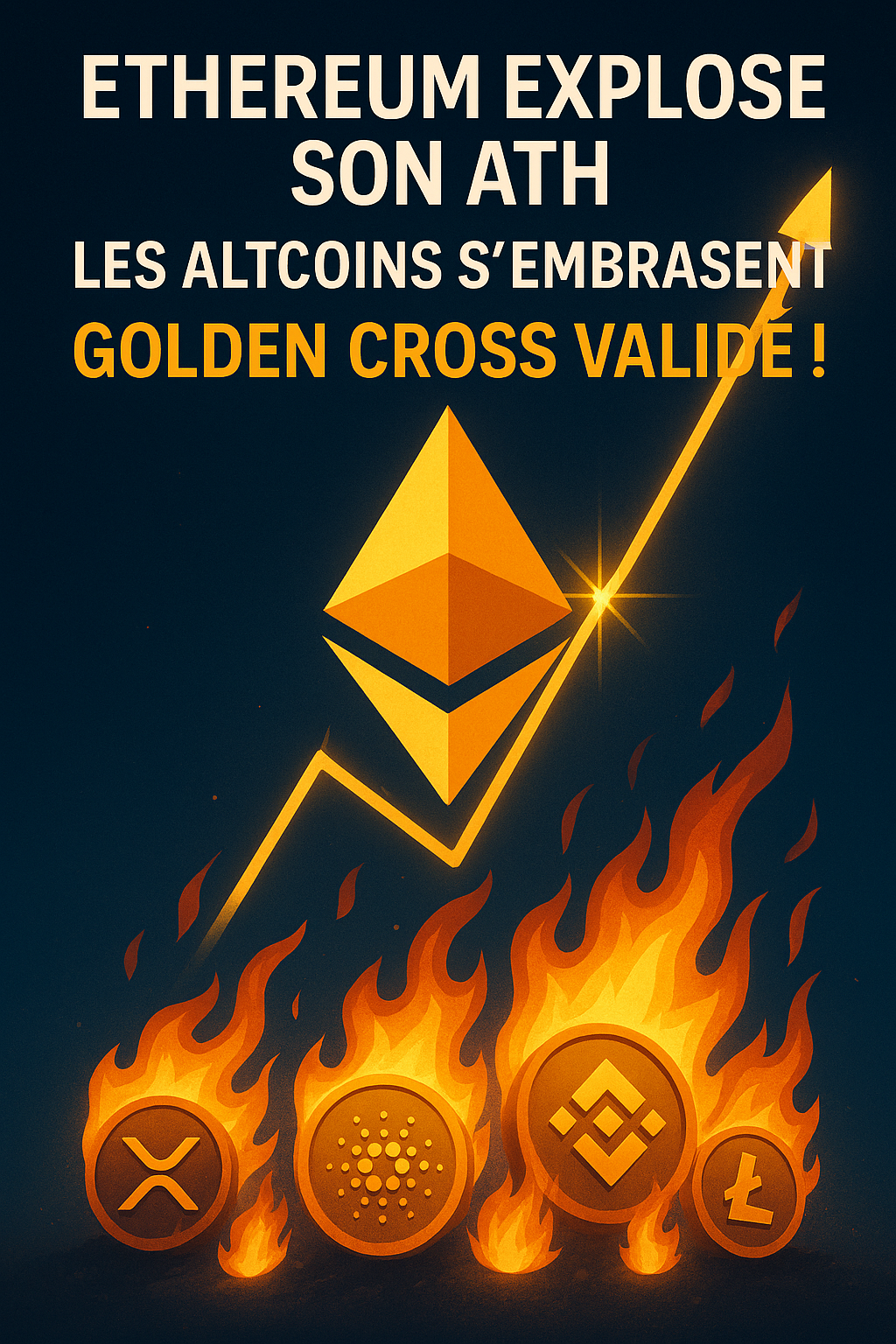 LINK explose après le golden cross