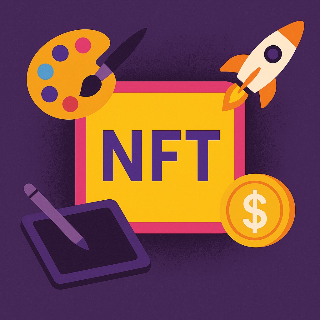 NFT : guide complet pour créer, publier et monétiser ton œuvre